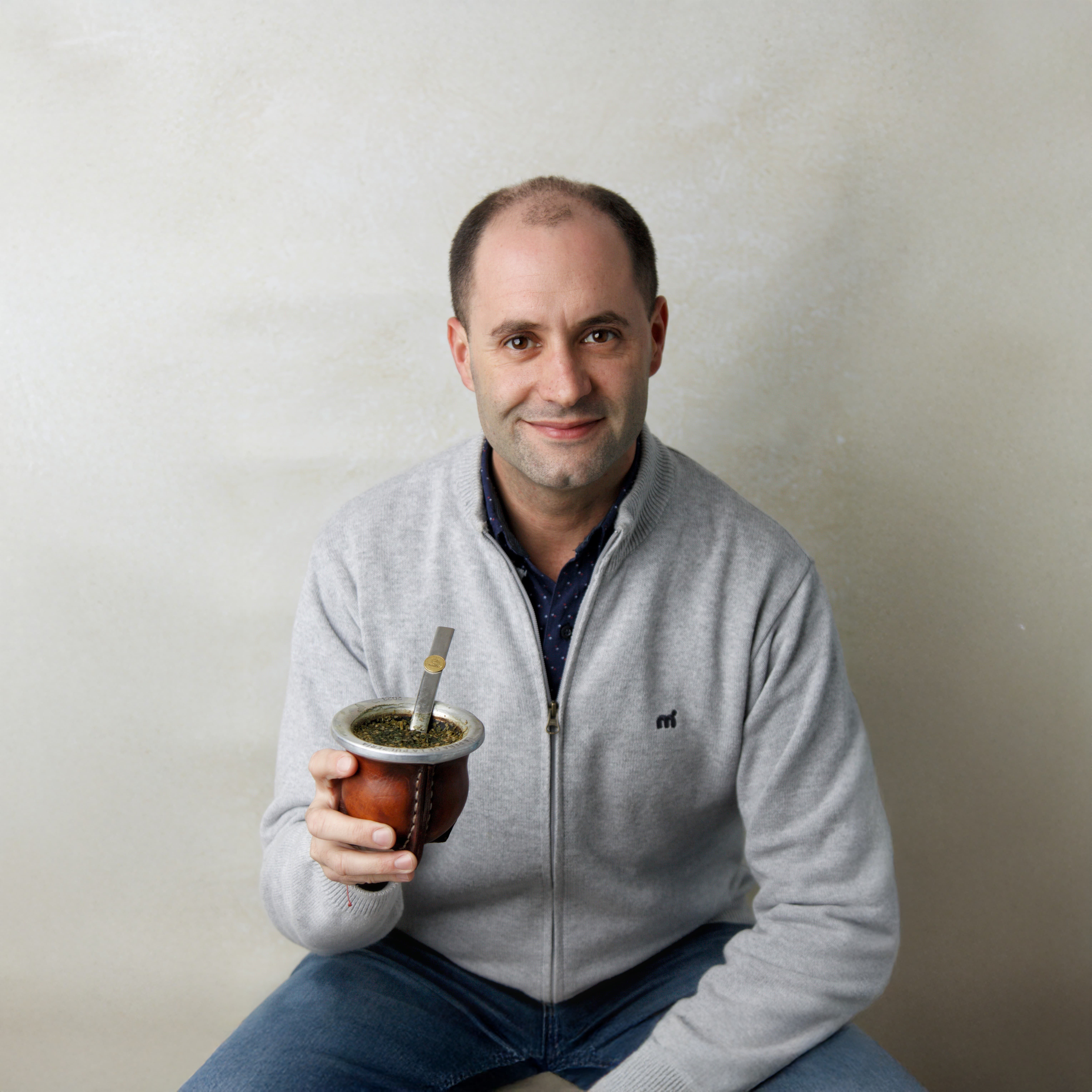 Ignacio Melucci, locutor nacional y periodista agropecuario en su programa Aire Federal